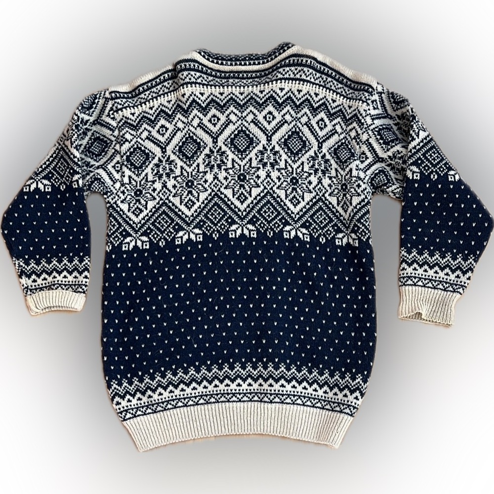 🇳🇴VTG Traditional Norwegian Cardigan Sweater—Devold by Olmes Carretti | Men’s M - Picture 7 of 17